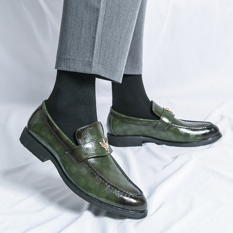 Mens Business Dress Leather Shoes For Summer And Autumn