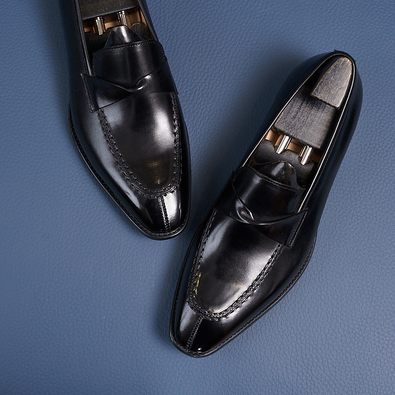 European And American British Genuine Leather Men's Shoes