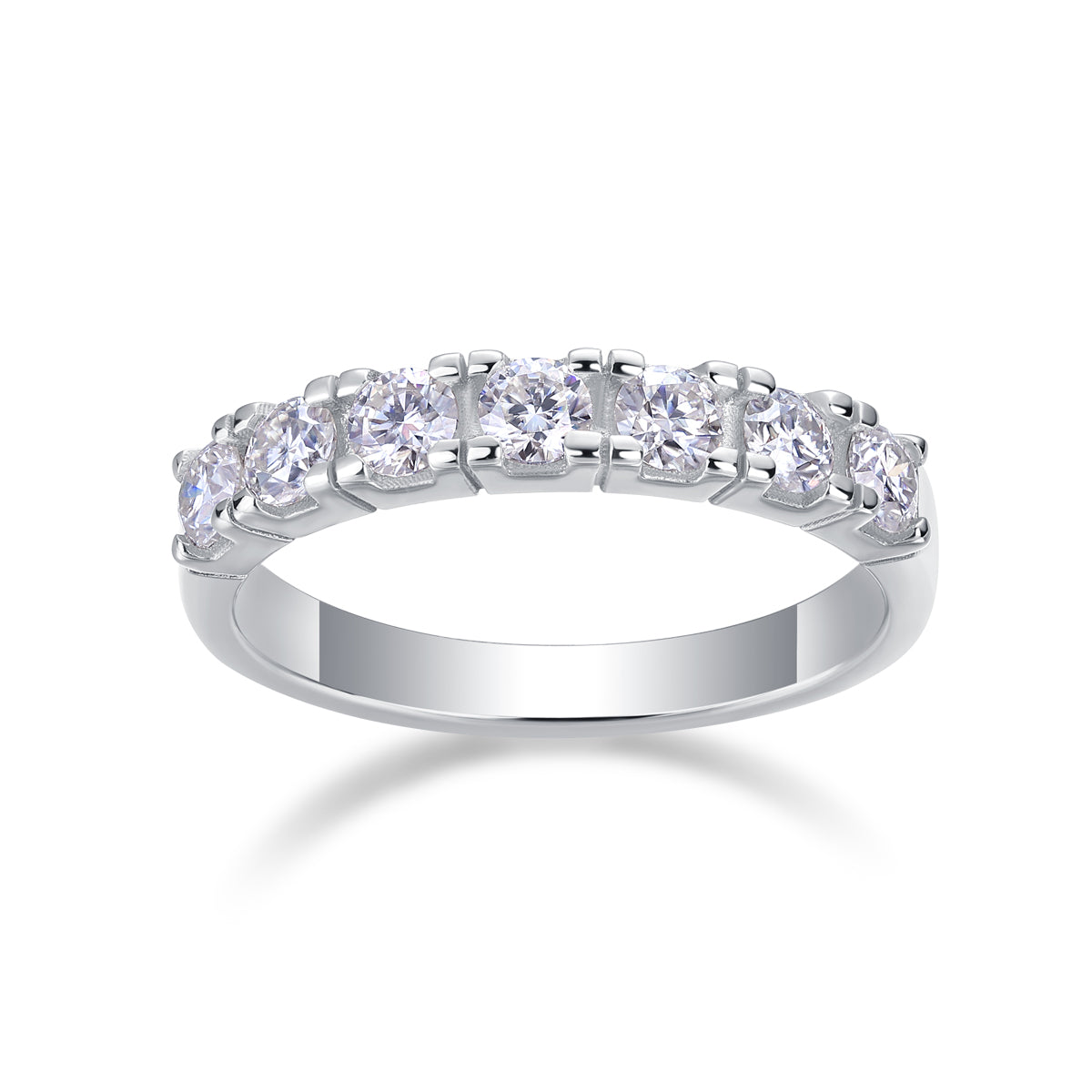 1LUCKY 7- A Fashionable And Luxurious Jewelry Piece Set With One-tenth Moissan Diamond, S925 Sterling Silver And Platinum-plated Diamond Prohibit TikTok sales