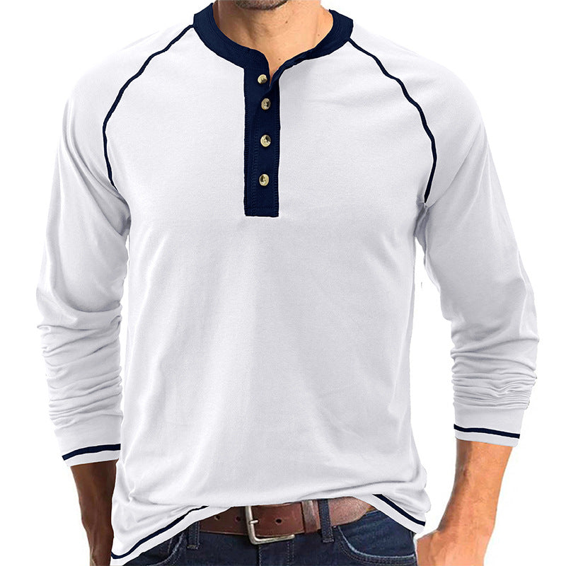 European And American Men's Long-sleeved T-shirt Amazon Foreign Trade Outdoor Bottoming Shirt Speed