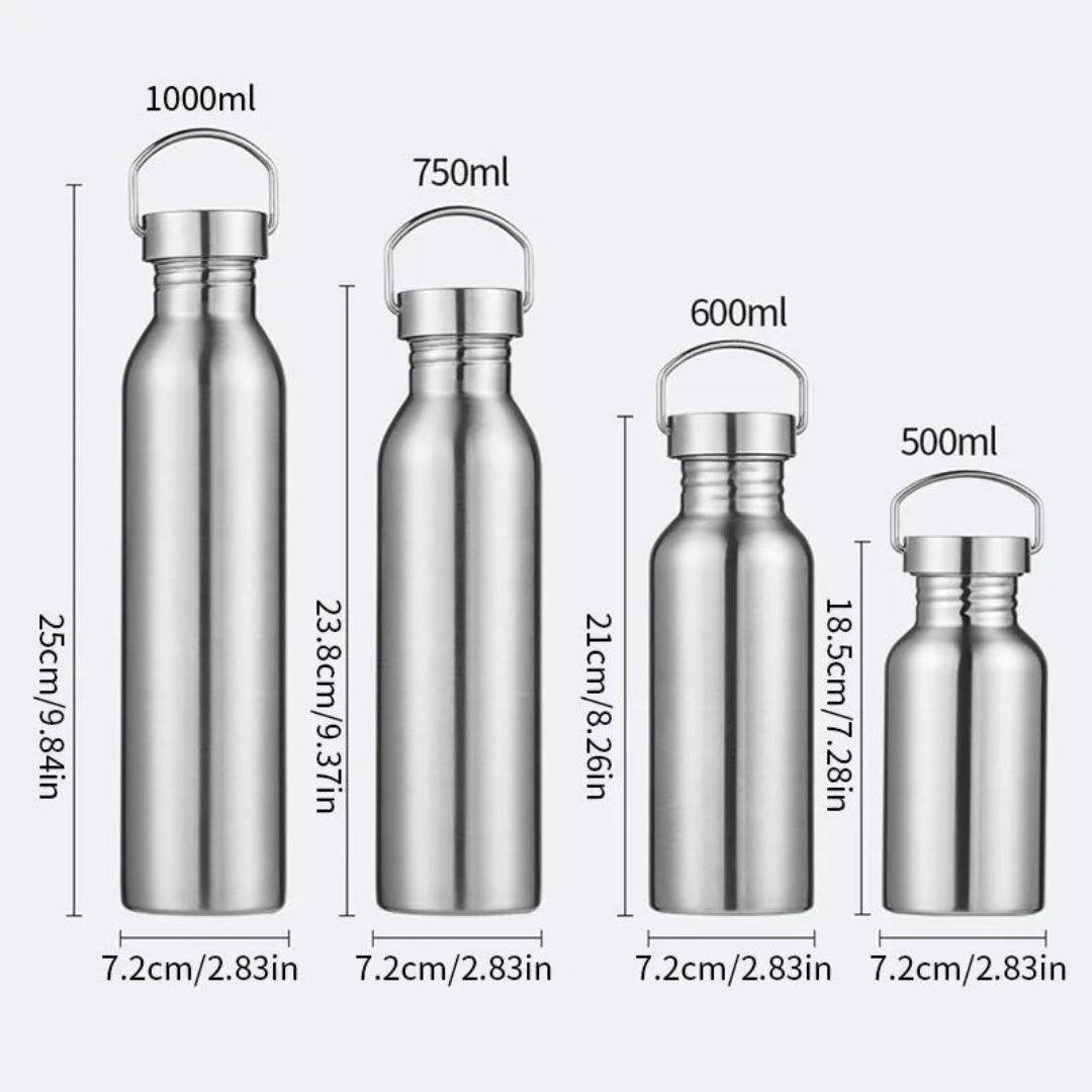 Stainless steel sports bottle