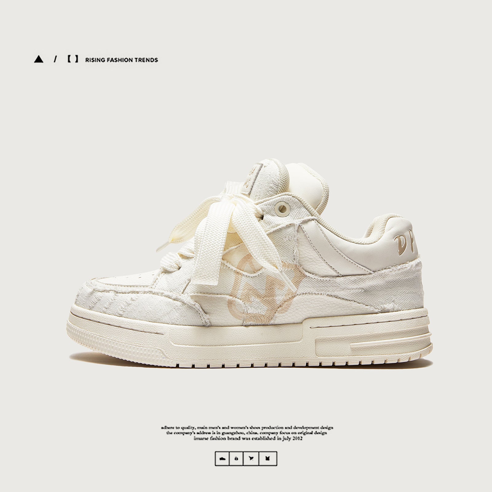 Destroy Aesthetic Leisure Men's Platform Shoes