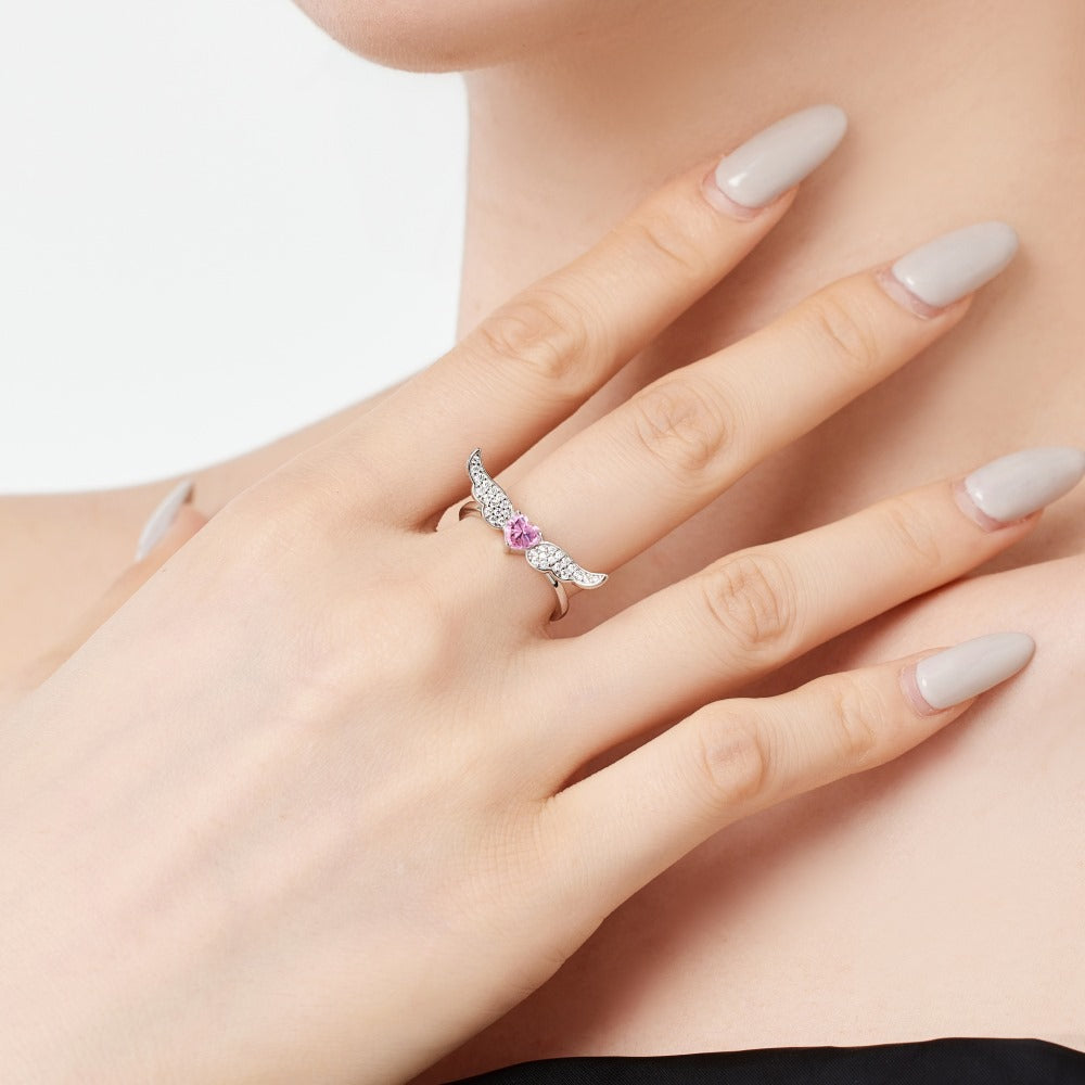Heart-shaped Zircon Japanese And Korean Light Luxury Personality Wild Earrings