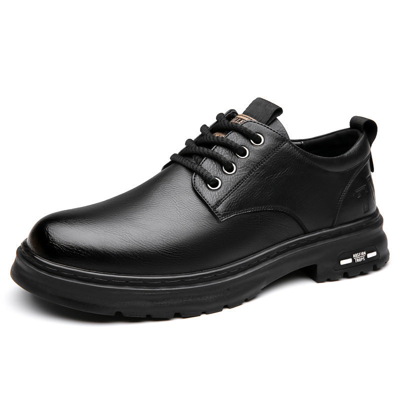 Retro Outdoor Men's Shoes Big Toe Casual Leather Shoes