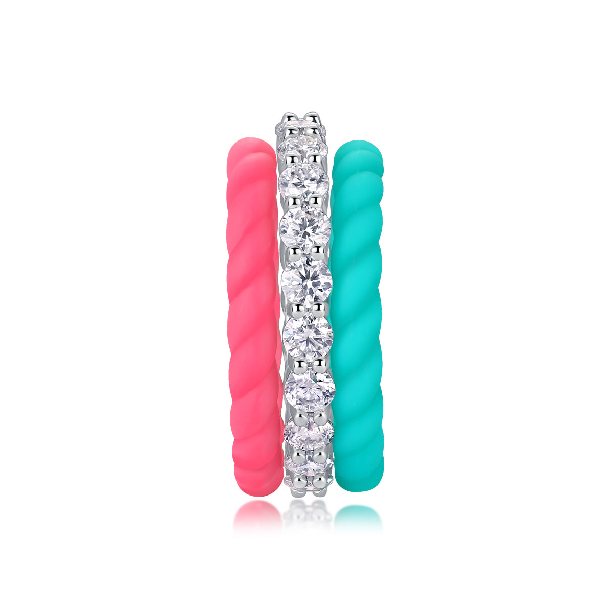 1Dreamy Halo - A Fashionable And Luxurious Jewelry Accessory Set With Moissanite S925 Sterling Silver And Platinum-plated Diamond Prohibit TikTok sales