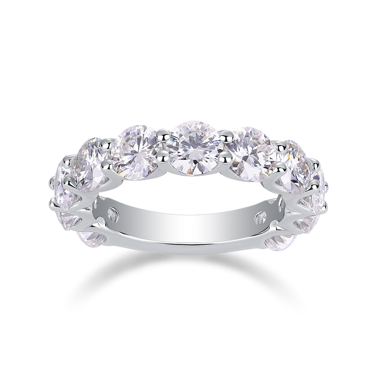 1Dazzling Moments - A Fashionable And Luxurious Jewelry Accessory Set With Moissanite S925 Sterling Silver And Platinum-plated Diamond Prohibit TikTok sales