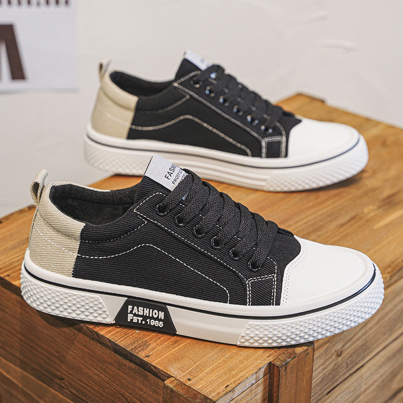 Breathable All-matching Skateboard Men's Soft Bottom Casual Sports Fashion Canvas Shoes