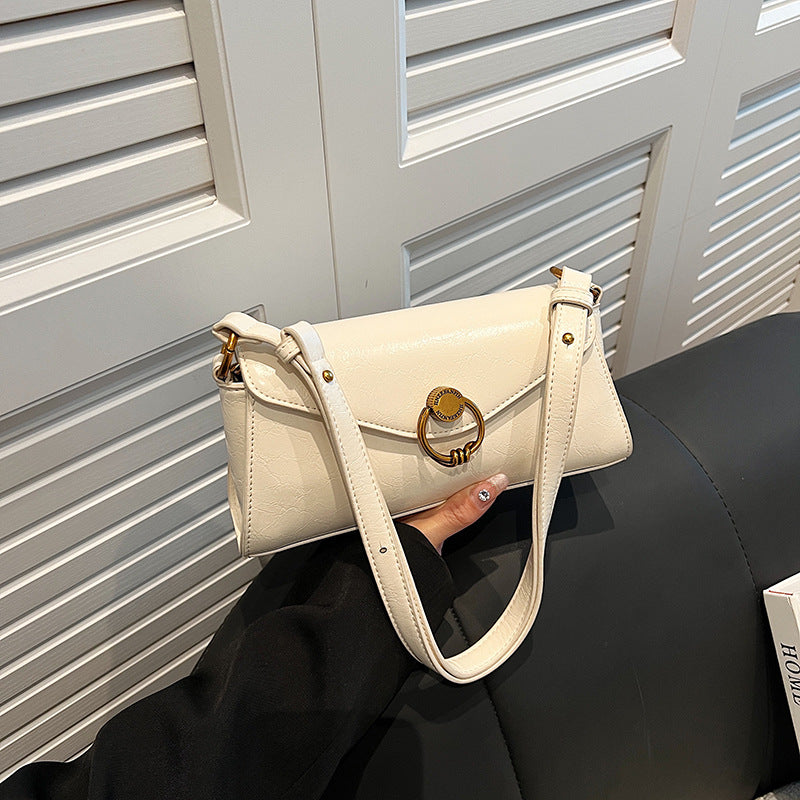Fashion Advanced Texture Baguette Bag