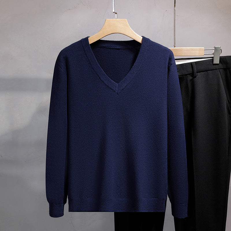 Men's Pullover Long Sleeve Fashion Bottoming Shirt Top