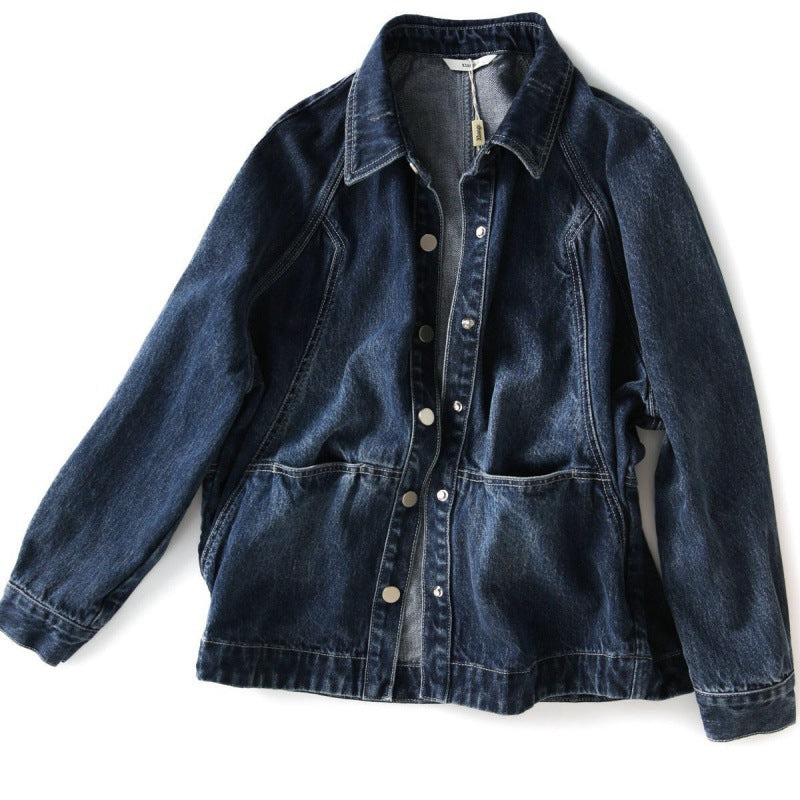 Slimming Baseball Jacket For Women Preppy Style