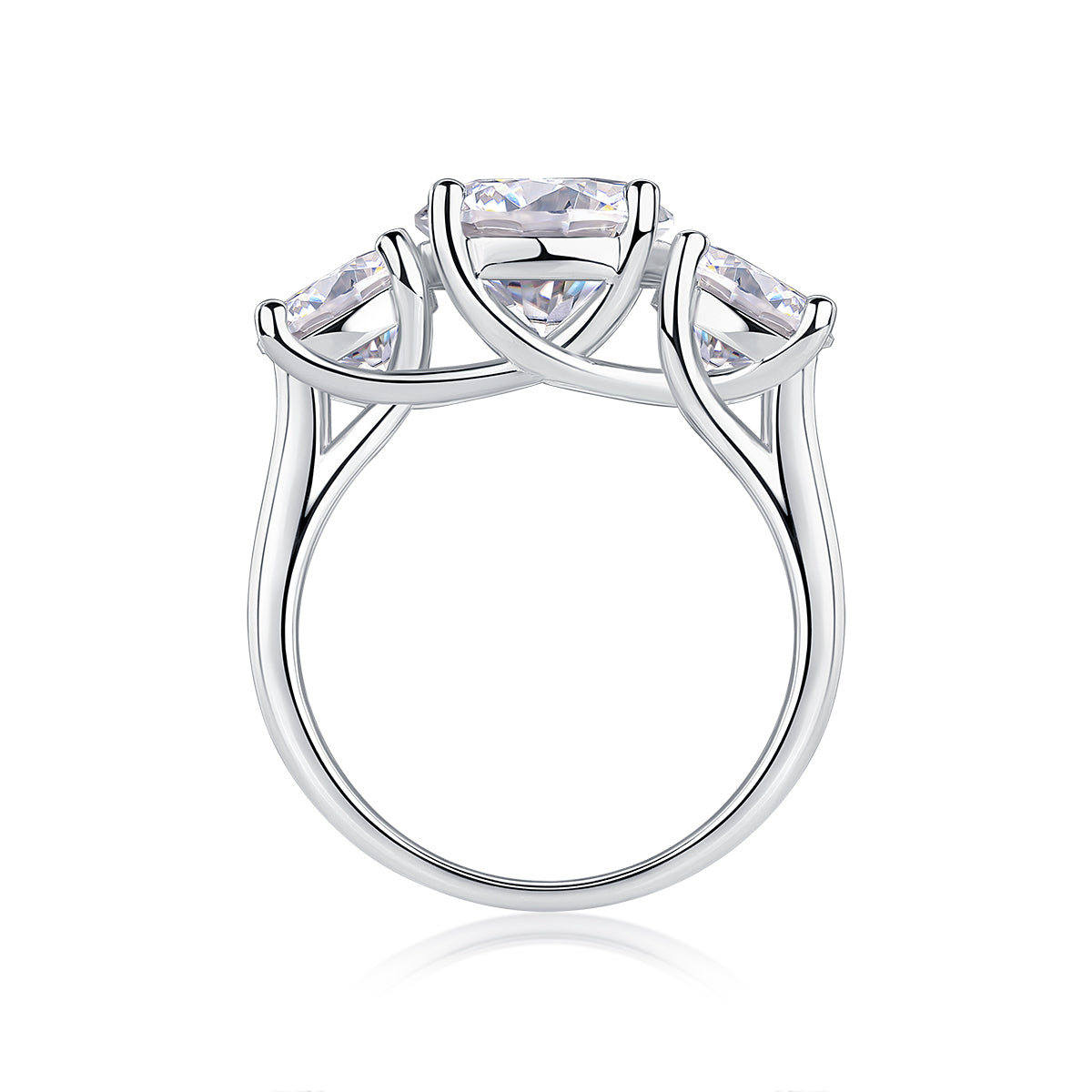 1Three Lives Of Fortune - A Fashionable And Luxurious Jewelry Piece Set With 3-carat Moissan Diamond S925 Sterling Silver And Platinum-plated Diamond Prohibit TikTok sales