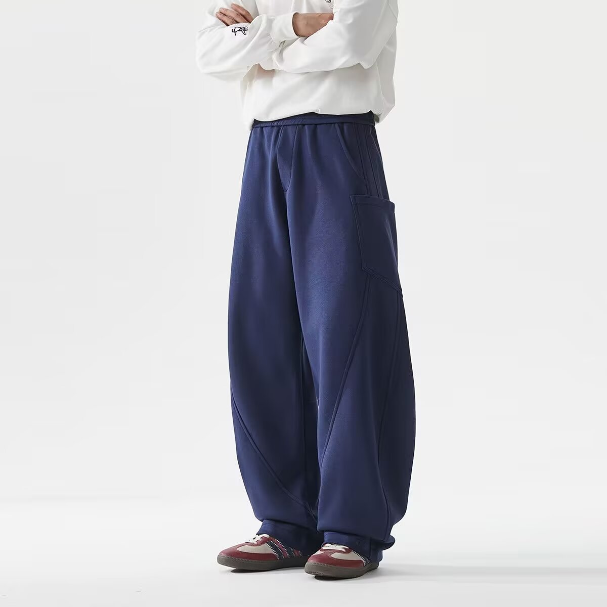 American Heavy Cleanfit Solid Color Track Sweatpants Men