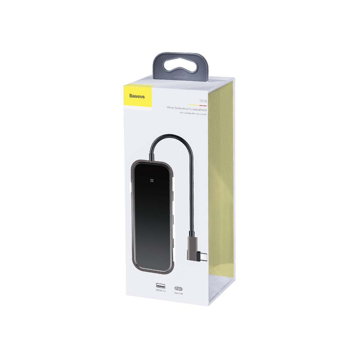 Multifunctional HUB Type C To 4xUSB3 PD Space Gray