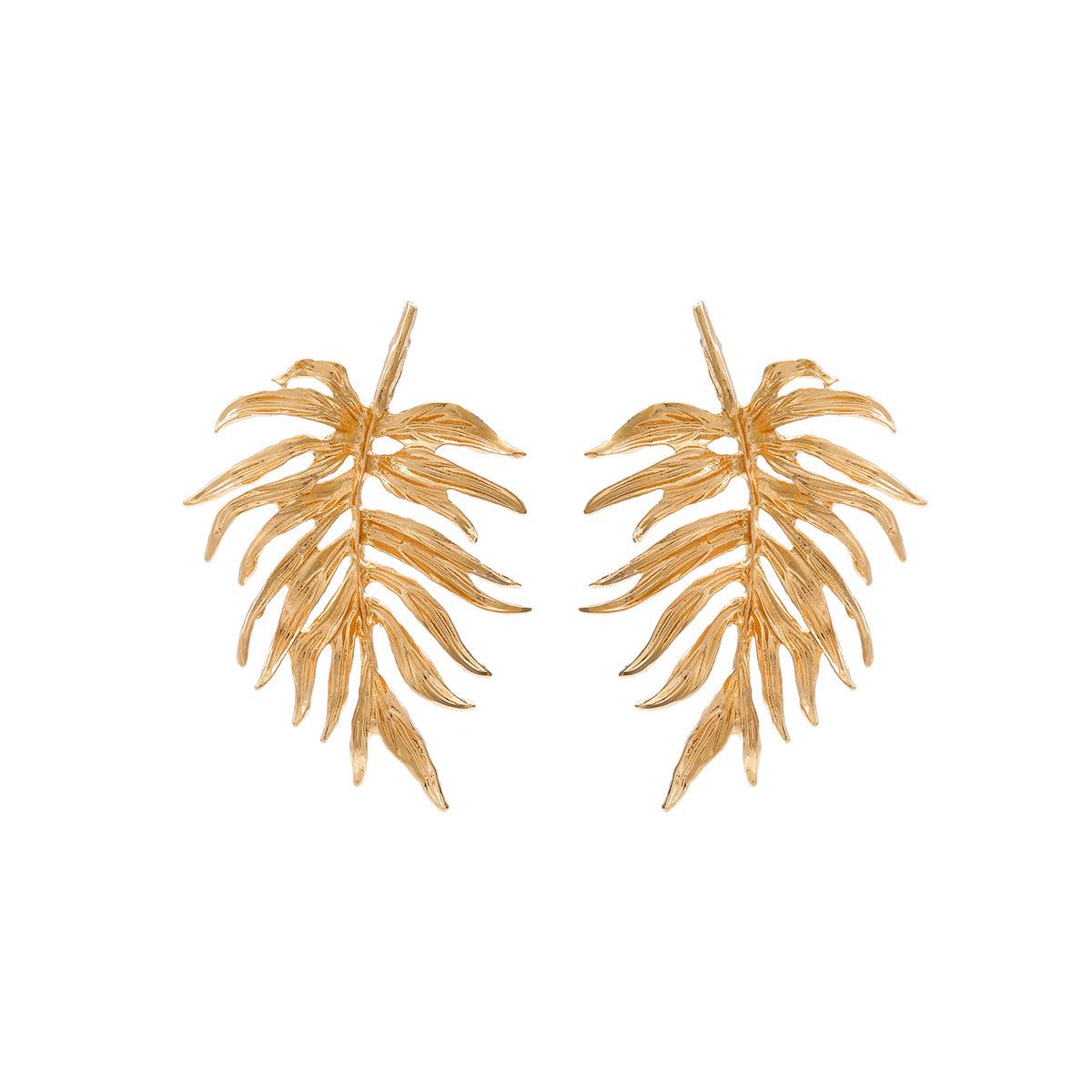 Leaves Simple Earrings Women's Advanced Design Cold Style