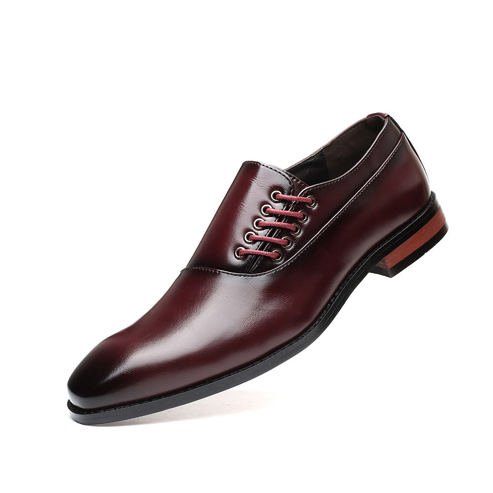 Japanese Square Toe Large Size Men's Shoes