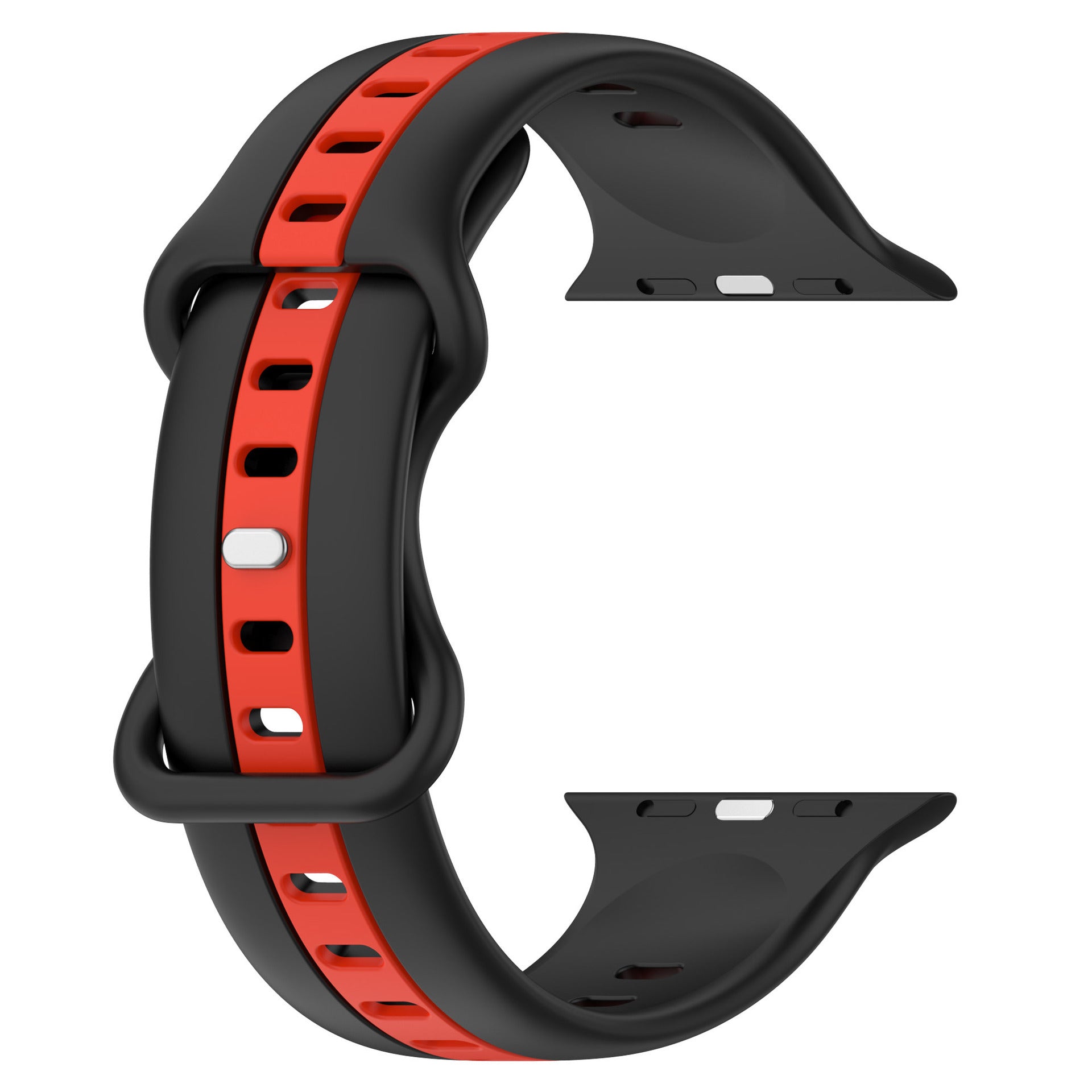 Two-tone Striped Strap Contrast Color Sports