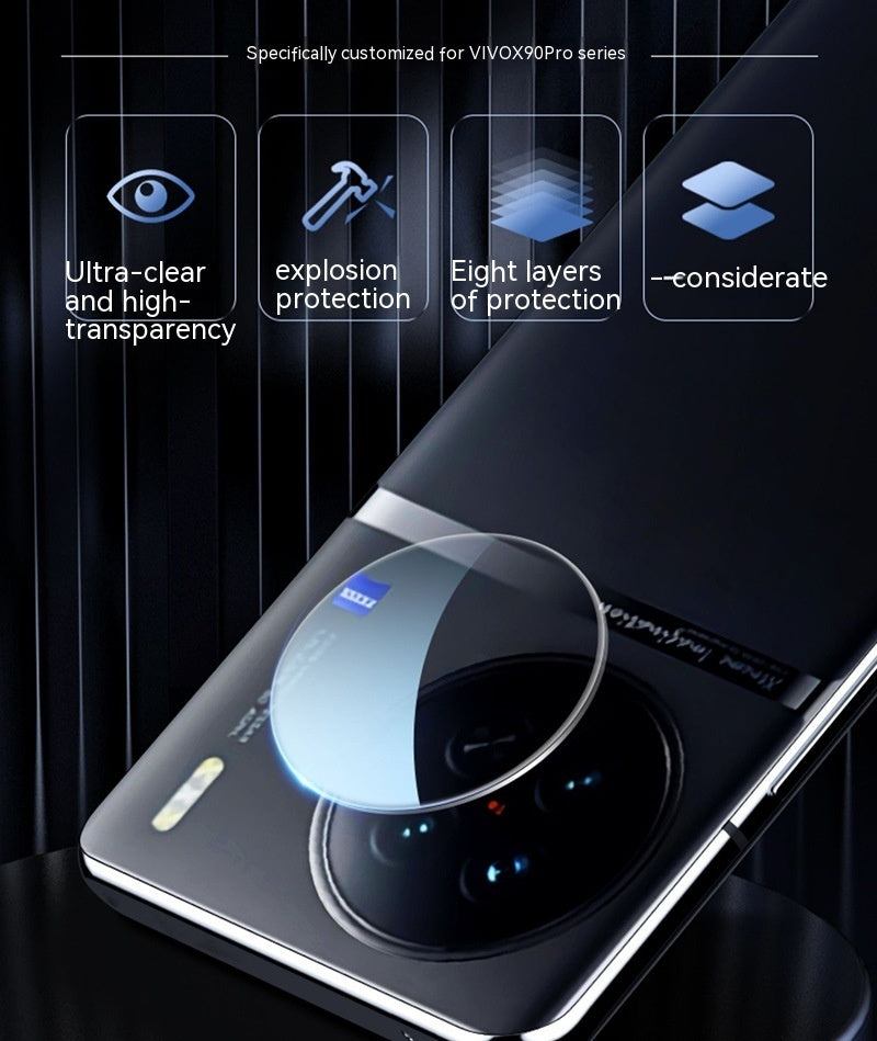 Applicable To Nubia Z50S Pro Transparent HD Rear-shot Glass Protective Film