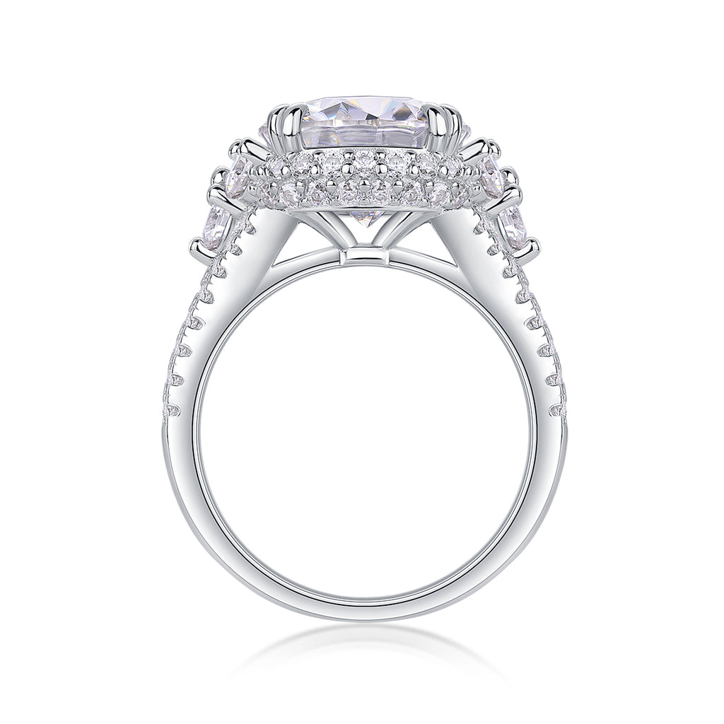 1Dance With Youth - A Fashionable And Luxurious Jewelry Accessory Set With 5-carat Moissan Diamond S925 Sterling Silver And Platinum-plated Diamond Prohibit TikTok sales