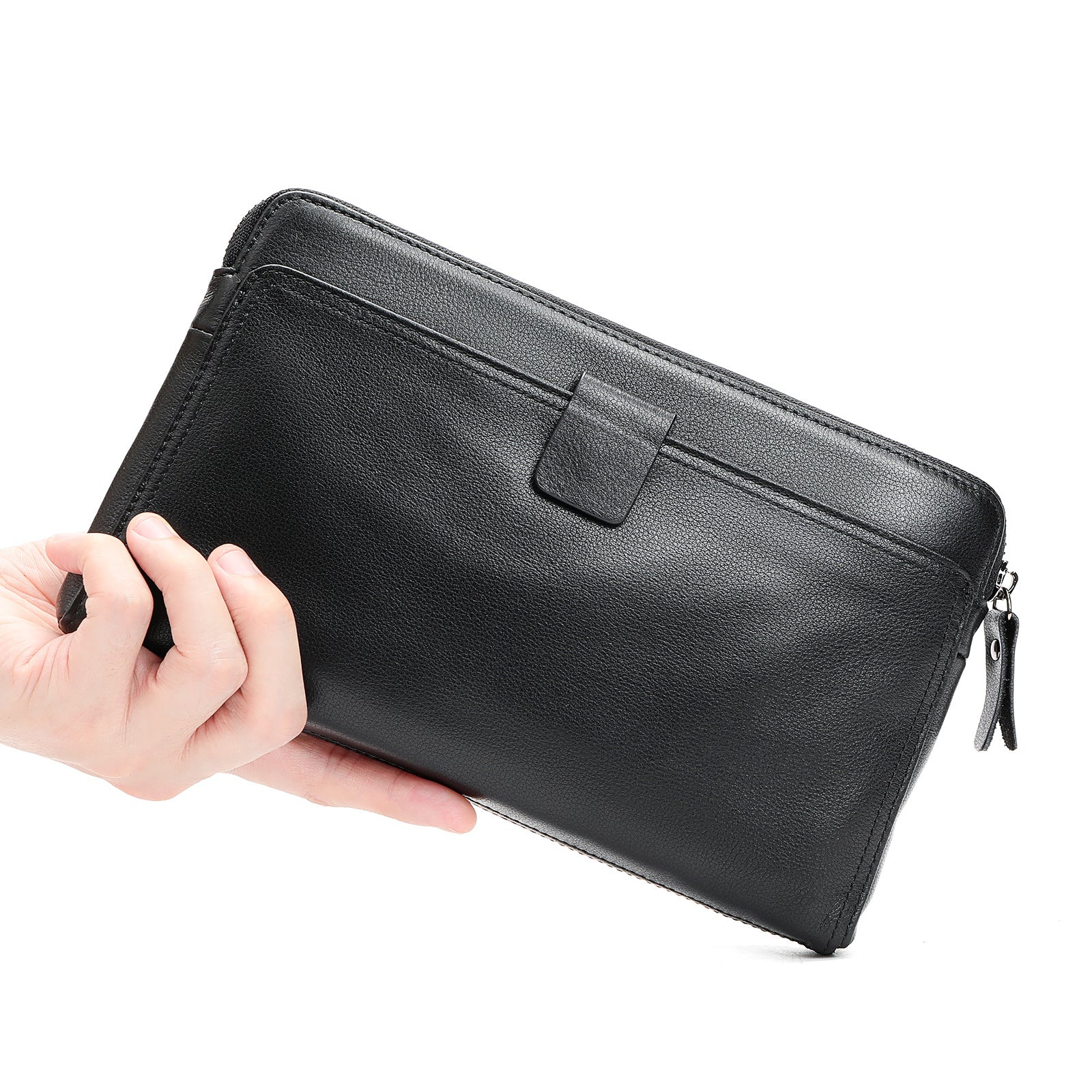Top Layer Cattlehide Leather Fashion Personalized Business Men