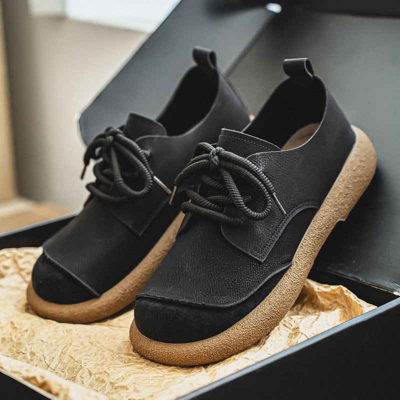 Outdoor Lightweight Men's Retro Low-cut Workwear British Style Shoes