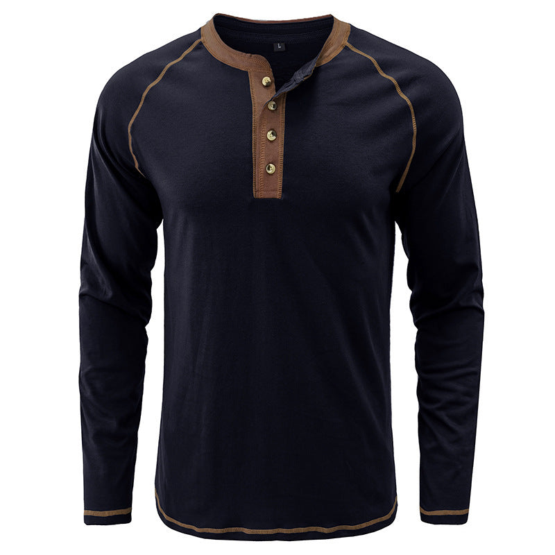 European And American Men's Long-sleeved T-shirt Amazon Foreign Trade Outdoor Bottoming Shirt Speed
