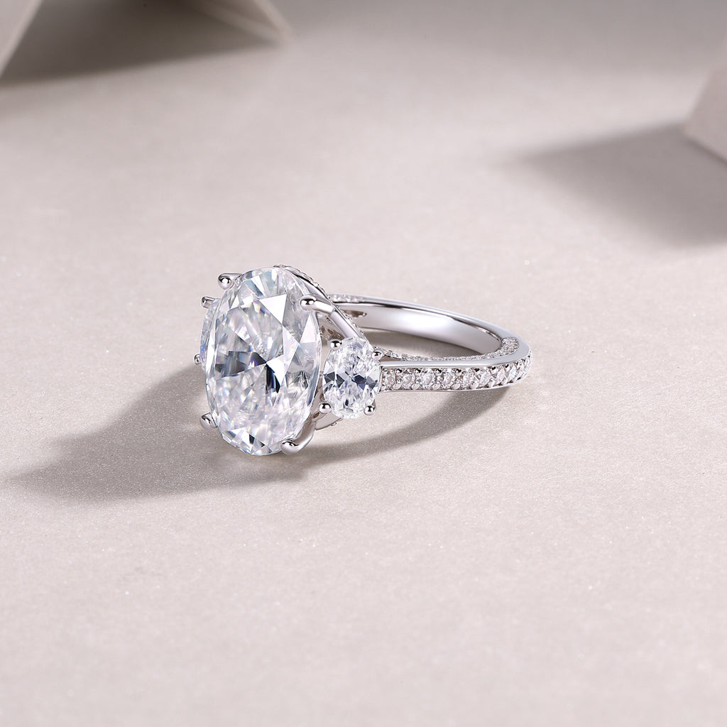 1Crown Of Radiance - A Fashionable And Luxurious Jewelry Accessory Set With Moissanite S925 Sterling Silver And Platinum-plated Diamond Prohibit TikTok sales