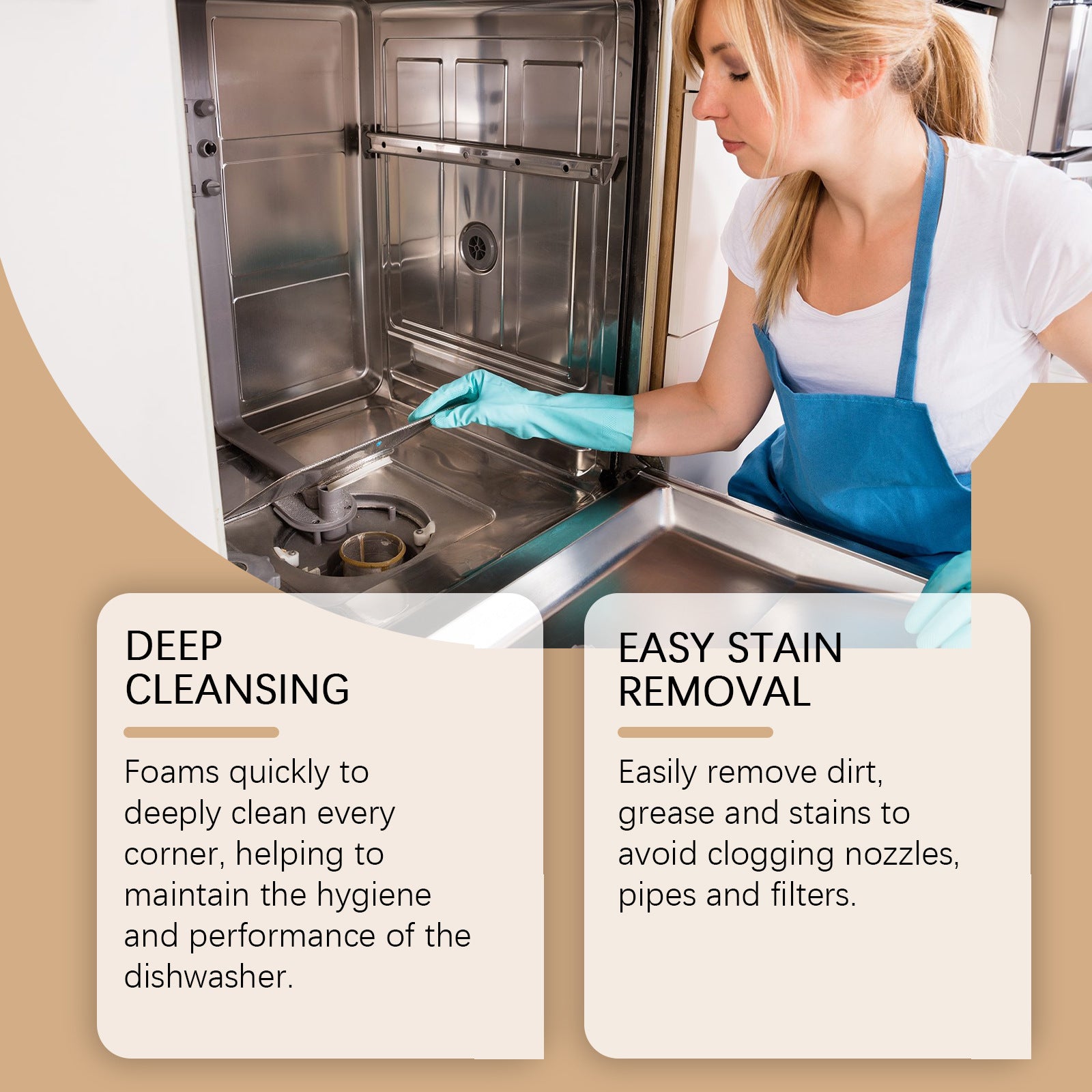 Household Dishwasher Decontamination Washing Piece Cleaning Effervescent Deodorant Piece