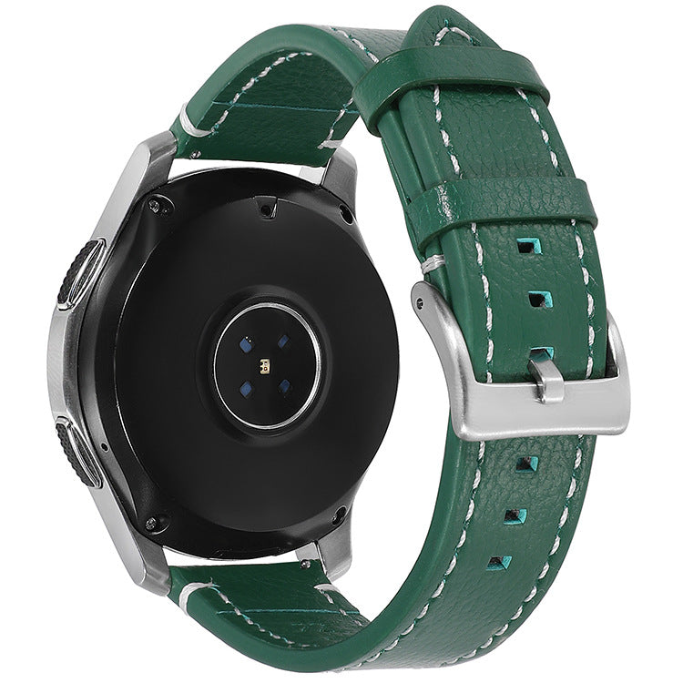 Leather Strap Business Men's Watch Band Double-sided Head Layer Cowhide Watch Accessories