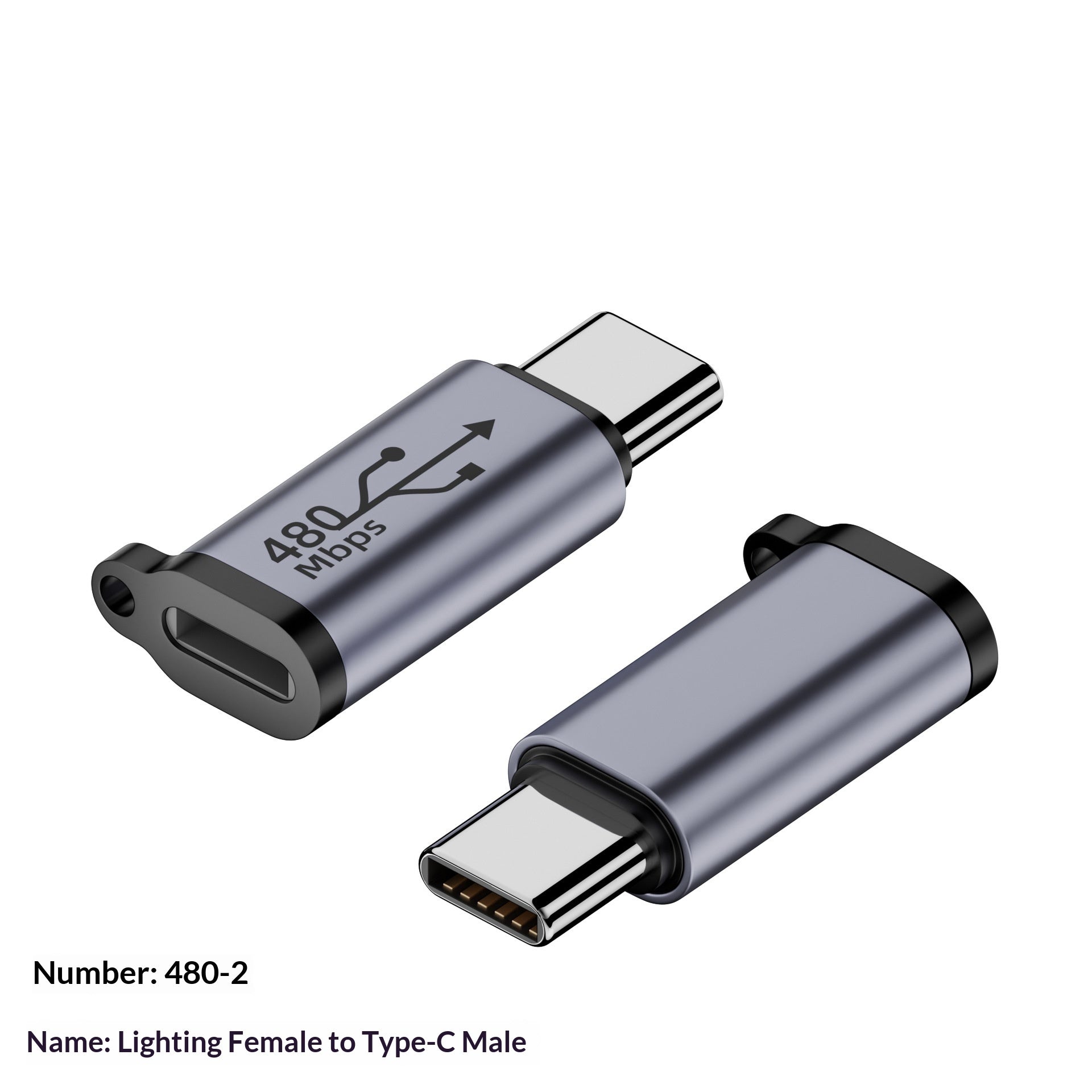 USB To Mini Adapter V3 To Type-C Charging Cable Adapter T-port Micro