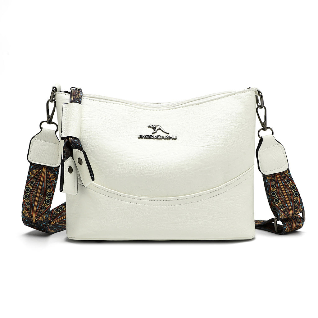Simple Versatile Bucket Bag High-grade Light Luxury Crossbody Retro