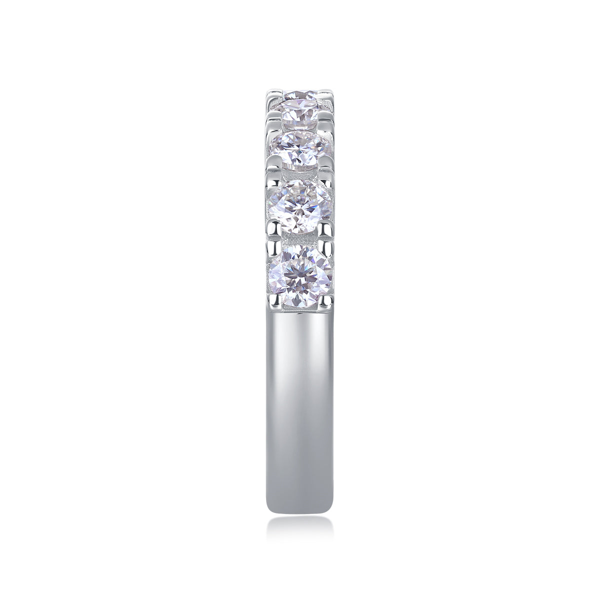 1LUCKY 7- A Fashionable And Luxurious Jewelry Piece Set With One-tenth Moissan Diamond, S925 Sterling Silver And Platinum-plated Diamond Prohibit TikTok sales