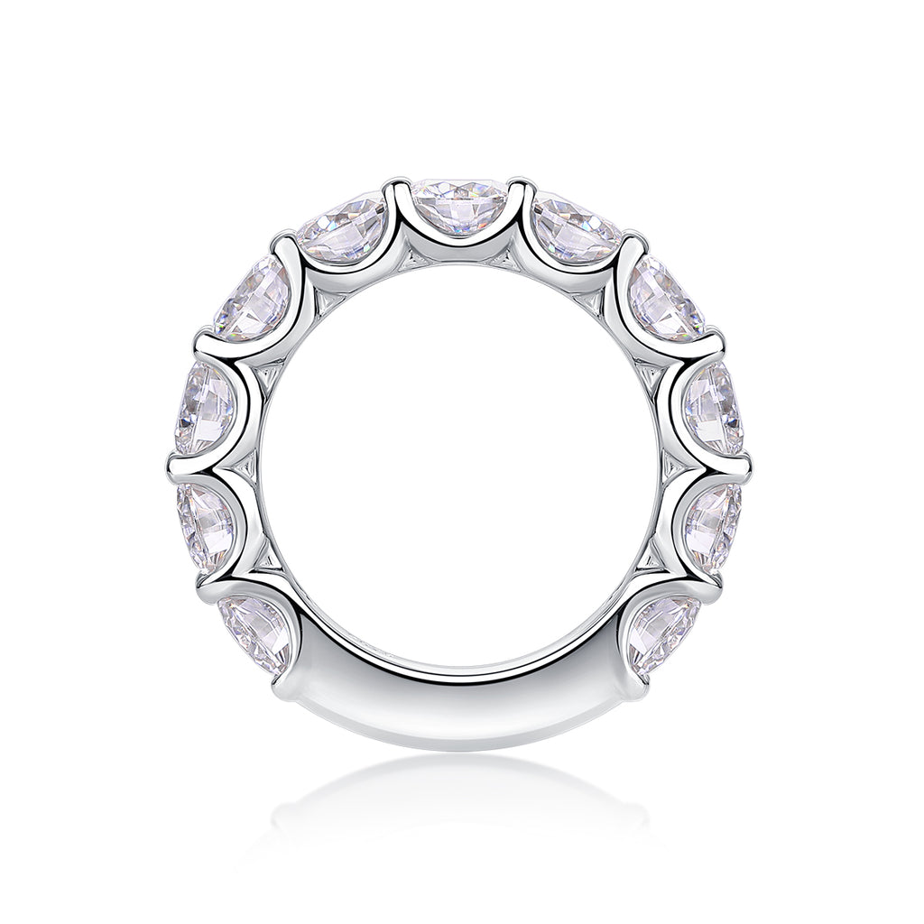 1Dazzling Moments - A Fashionable And Luxurious Jewelry Accessory Set With Moissanite S925 Sterling Silver And Platinum-plated Diamond Prohibit TikTok sales