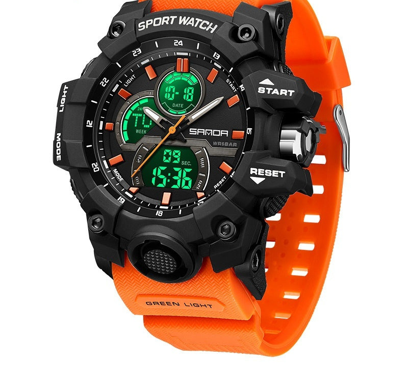 Dried Shrimp Cool Personality Student Fashion Sports Waterproof Electronic Watch