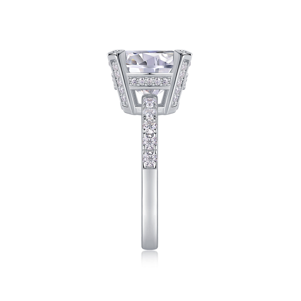 1Radiant - A Fashionable And Luxurious Jewelry Piece Set With 5-carat Moissanite S925 Sterling Silver And Platinum-plated Diamond Prohibit TikTok sales
