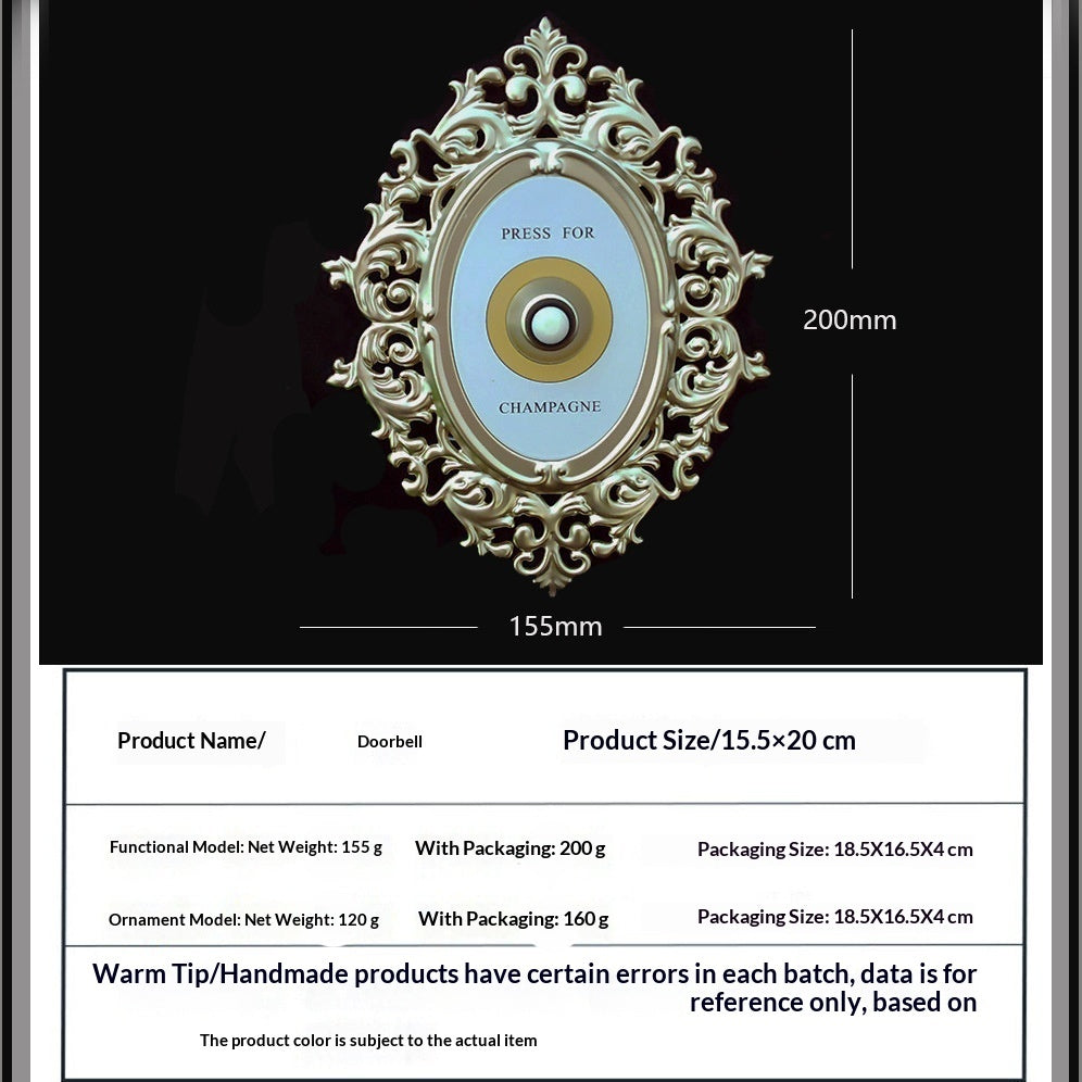 Metal Doorbell With Sound Feature