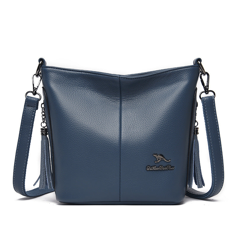 Women's Soft Leather Bag New Large Capacity