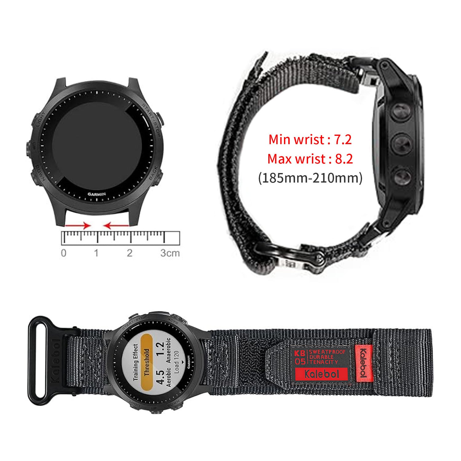 Suitable For Jiaming Nylon Canvas Wrist Strap